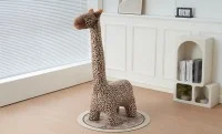 Taburet Girafă KJP5296, Maro