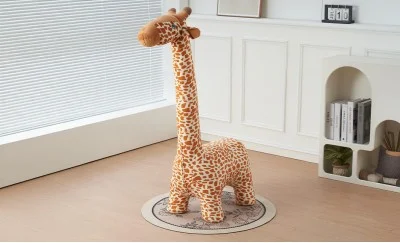 Taburet Girafă KJP5296, Portocalie 