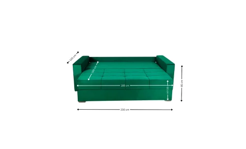 Canapea Extensibilă Claudia Bonell Max, Verde
