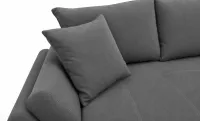 Canapea Extensibilă Confort cu Spumă HR, Gri Închis 3