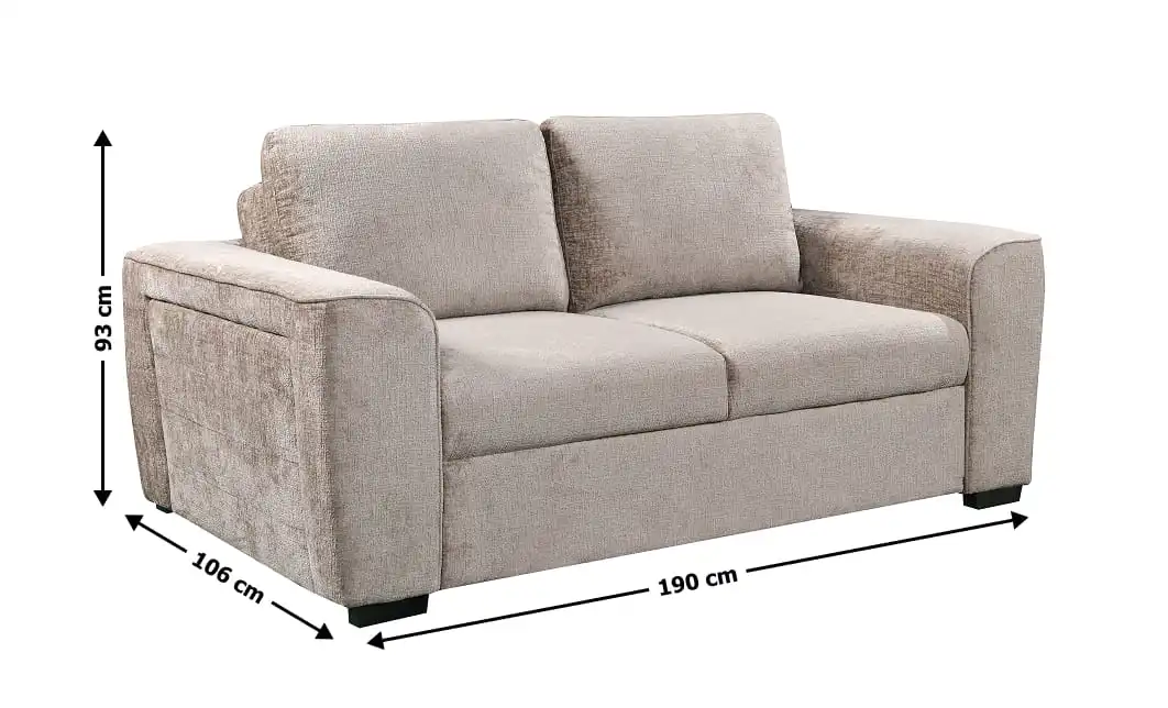 Canapea Extensibilă Cremona 7839A - 02, Beige 5