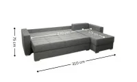 Coltar Extensibil Claudia XXL Gri 4