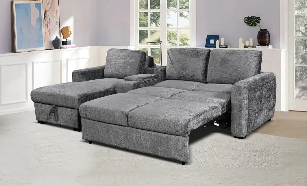 Colțar Extensibil Cremona KF7864-95, Gri Stânga 1