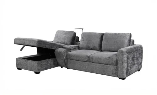 Colțar Extensibil Cremona KF7864-95, Gri Stânga