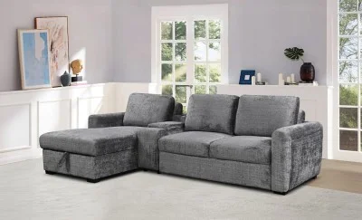 Colțar Extensibil Cremona KF7864-95, Gri Stânga