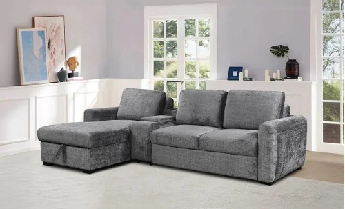 Colțar Extensibil Cremona KF7864-95, Gri Stânga