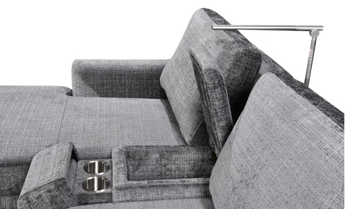Colțar Extensibil Cremona KF7864-95, Gri Stânga
