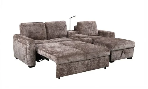 Colțar Extensibil Cremona KF7864-24, Maro Dreapta