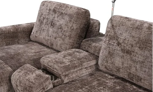 Colțar Extensibil Cremona KF7864-24, Maro Stânga