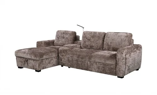Colțar Extensibil Cremona KF7864-24, Maro Stânga