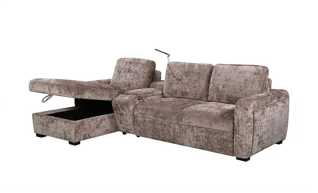 Colțar Extensibil Cremona KF7864-24, Maro Stânga 4