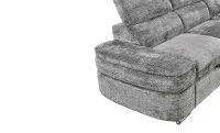 Colțar Extensibil Cremona KF7868 cu 2 Spații Depozitare, Șezlong Dreapta, Gri 6