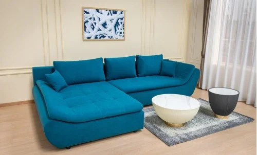 Colțar Extensibil Relax Turcoaz - Vega 25 Stânga