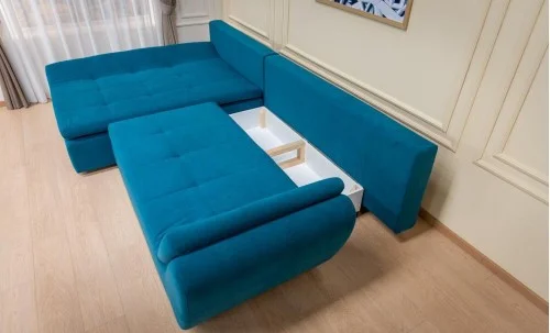 Colțar Extensibil Relax Turcoaz - Vega 25 Stânga