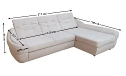 Colțar Extensibil Space Bej Deschis - Vega 03 Dreapta