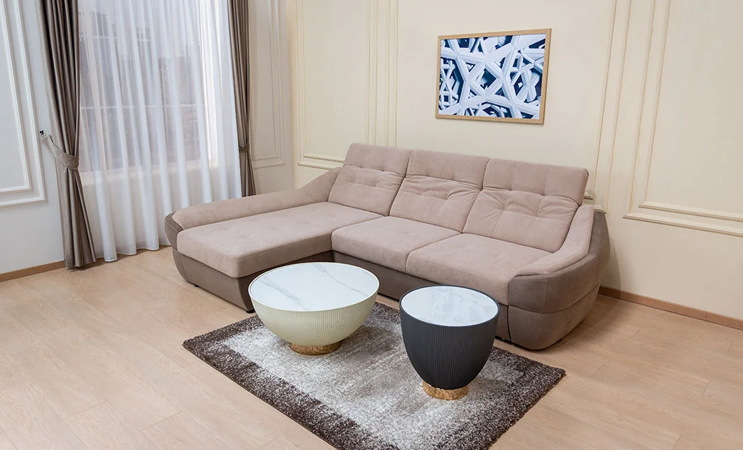 Colțar Extensibil Space Maro-Bej - Vega 05-07 Stânga