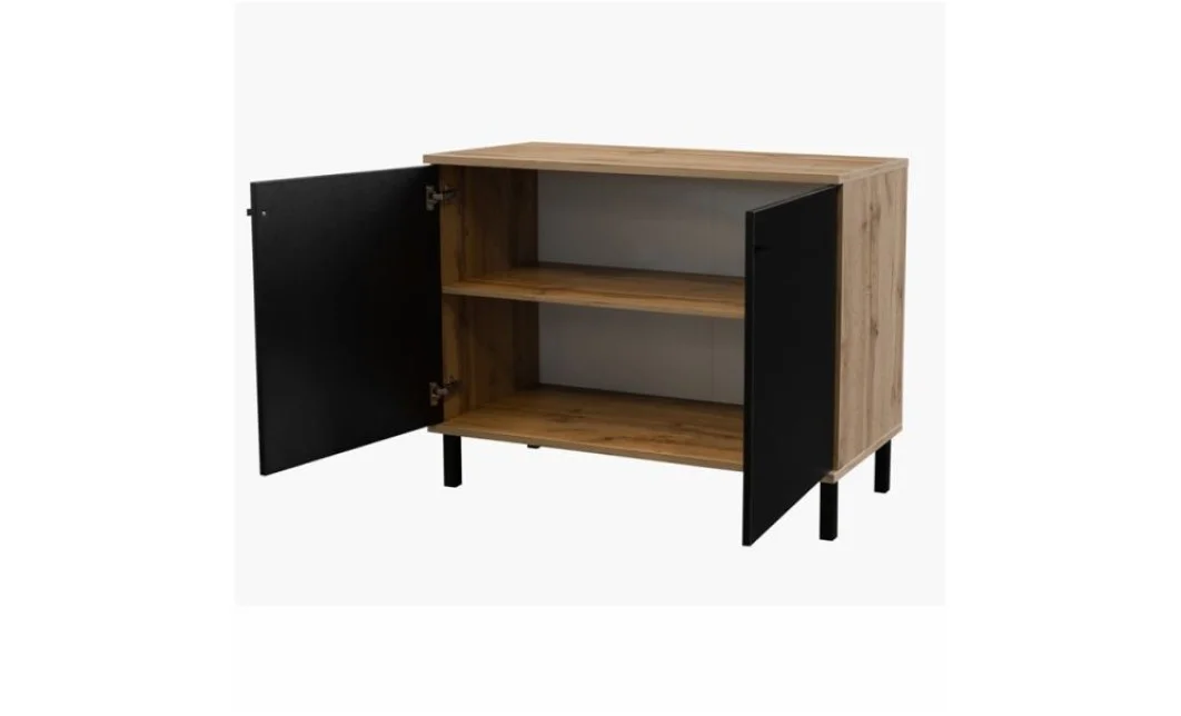 Comoda London 2D cu riflaj 2