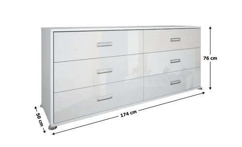 Comoda Bella BL-66-WB