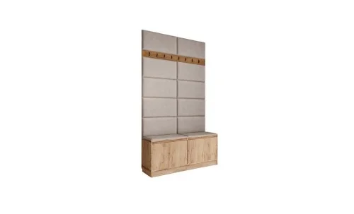 Cuier Hol Klaus IV, Kraft/Gri deschis