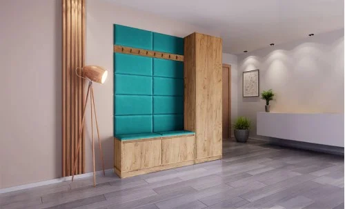 Cuier Hol Klaus III, Kraft/Turquoise