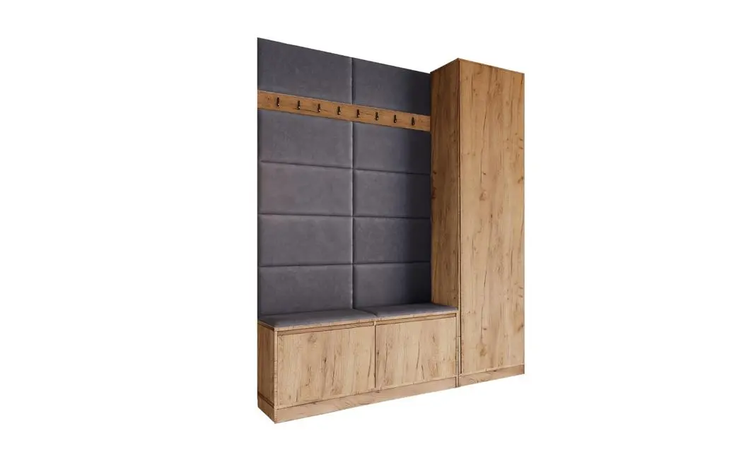Cuier Hol Klaus III, Kraft/Gri Inchis 2