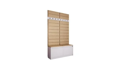 Cuier Hol Klaus VI, Alb/Crem