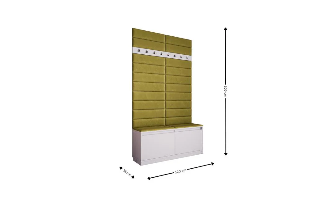 Cuier Hol Klaus VI, Alb/Verde 3