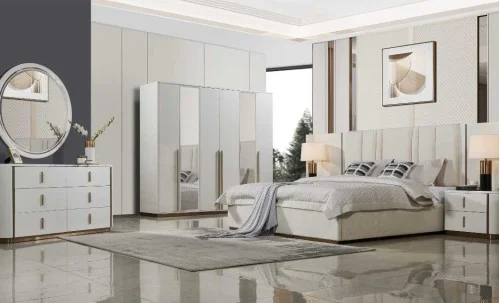 Dormitor Modern 351 Venezia Gold 6 A Dulap cu 6 uși 