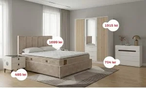Amenajare Dormitor "Smart White Minimalist"