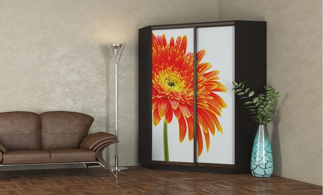 Dulap Colt Print Floare / L110*110 L 110 x H 240 x A 110