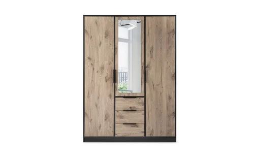 Dulap Lati D3 cu Oglinda si Sertare 149 cm