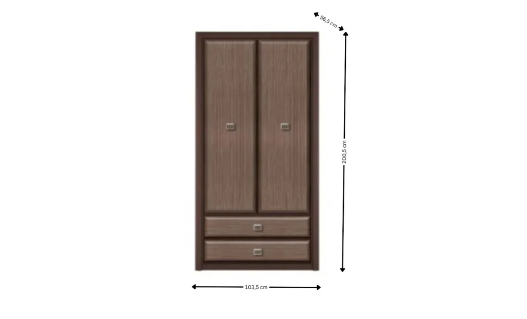 Dulap Koen MDF SZF2D2SMDF 2
