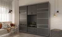 Dulap Universal Grafit, 270 x 220 x 60 cm