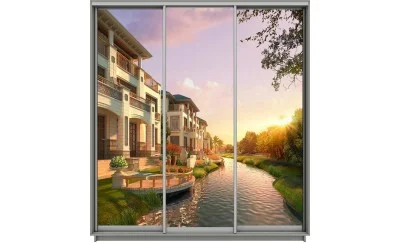 Dulap Print 3 Usi 2559, L190 x H220 x A60