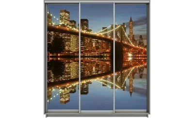 Dulap Print 3 Usi 698, L190 x H220 x A60