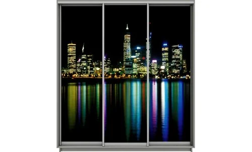 Dulap Print 3 Usi 887, L190 x H220 x A60