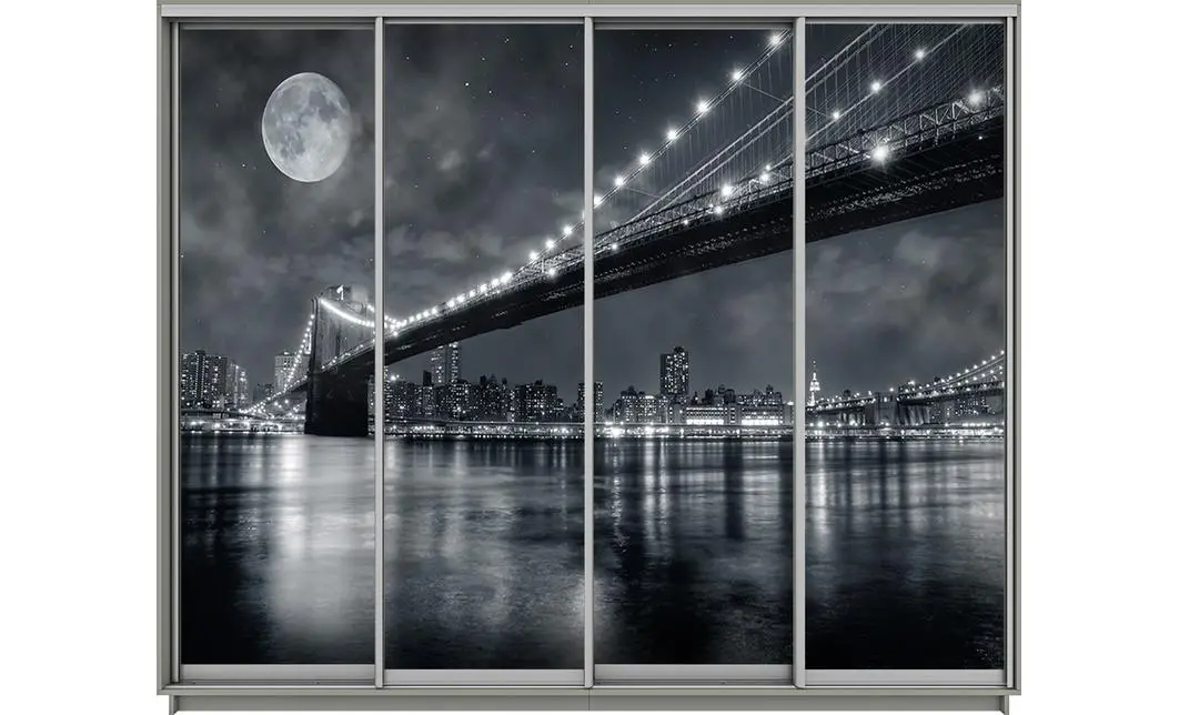 Dulap Print 4 Usi 2347, L310 x H220 x A60