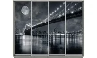 Dulap Print 4 Usi 2347, L310 x H220 x A60