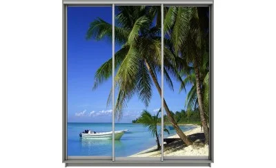 Dulap Print 3 Usi 2386, L190 x H220 x A60