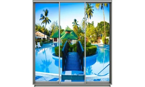 Dulap Print 3 Usi 2405, L190 x H220 x A60