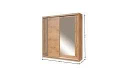 Dulap Effect Lancelot EF4-20 Uși Glisante cu Oglindă