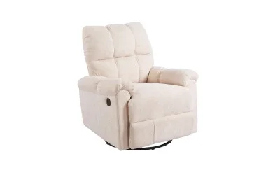 Fotoliu Rotativ cu Recliner KJL6409 Bej