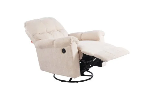 Fotoliu Rotativ cu Recliner KJL6409 Bej