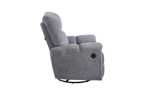 Fotoliu Rotativ cu Recliner KJL6409 Gri