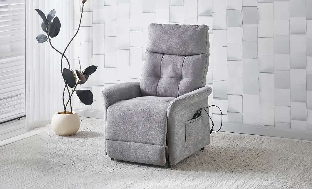Fotoliu cu Recliner Electric și Port Încărcare USB-C KJL6410 Gri