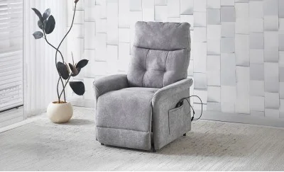 Fotoliu cu Recliner Electric și Port Încărcare USB-C KJL6410 Gri