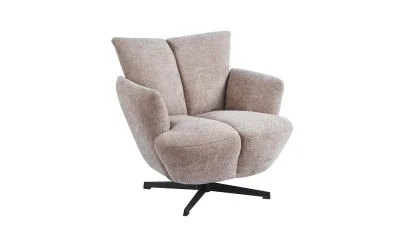 Fotoliu Rotativ KJL6406 Gri Deschis