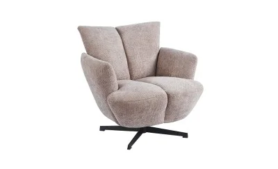 Fotoliu Rotativ KJL6406 Gri Deschis