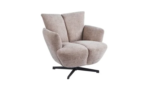 Fotoliu Rotativ KJL6406 Gri Deschis