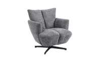 Fotoliu Rotativ KJL6406 Gri Închis